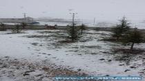 Kulu'nun Şerefli Köyünde Etkili Kar Yağışı