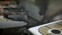 Karacadağ'da Ev Yangını